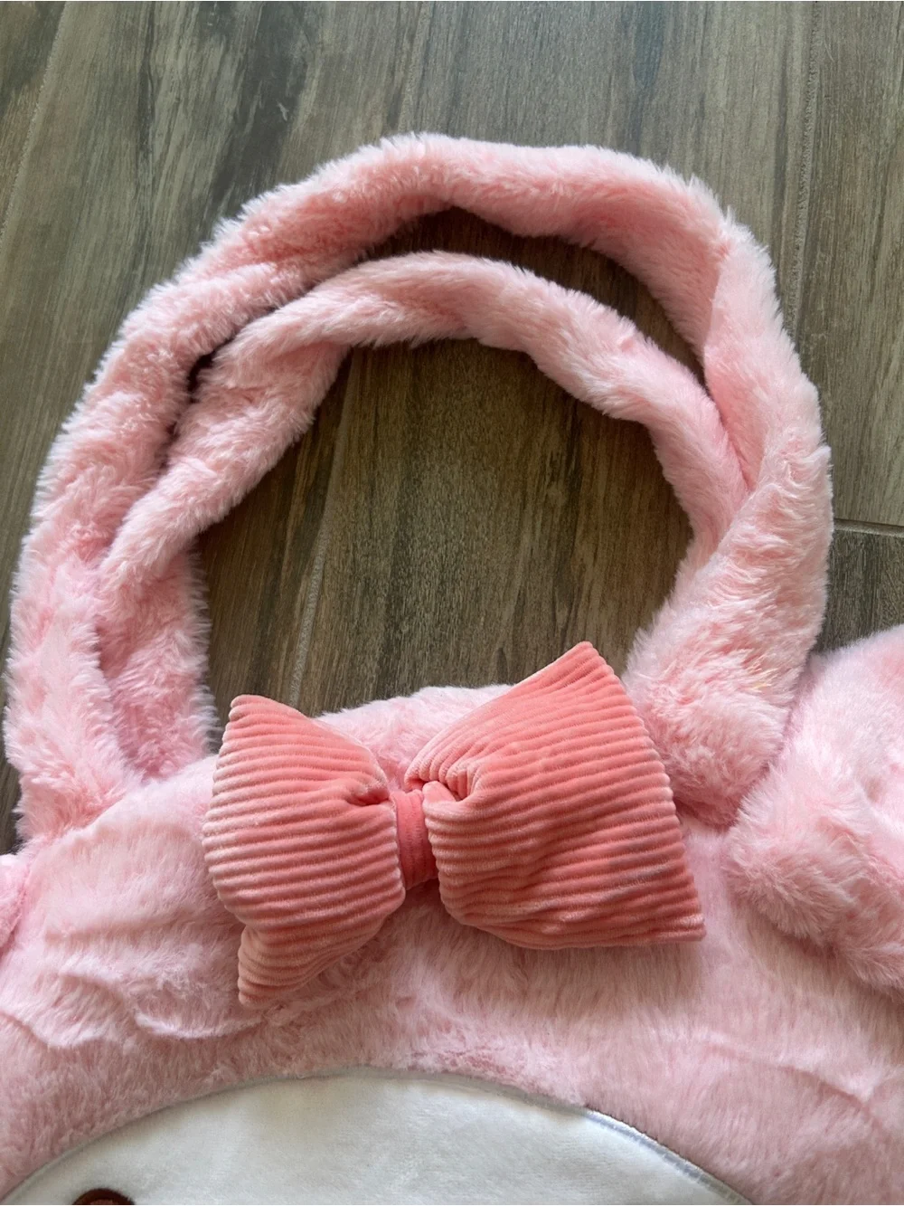 Plush Crossbody Bag for Kids - Pink